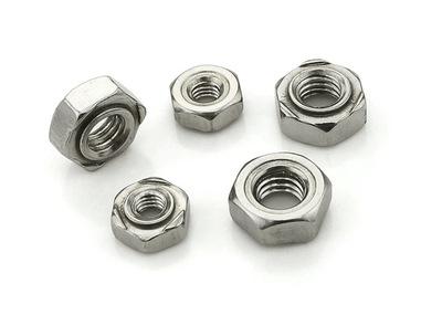 六角焊接螺母/点焊螺帽/无角焊接螺母/304焊接螺帽m4
